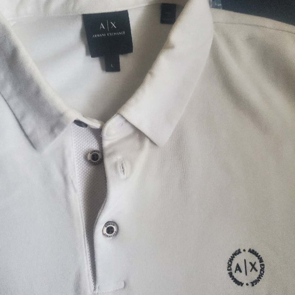 Armani Exchange White Men's Shirt
